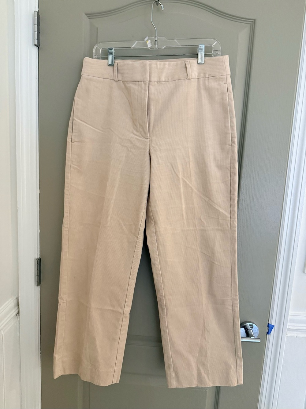 Banana Republic Light Beige Straight Trousers